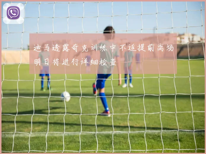 迪马透露奇克训练中不适提前离场明日将进行详细检查